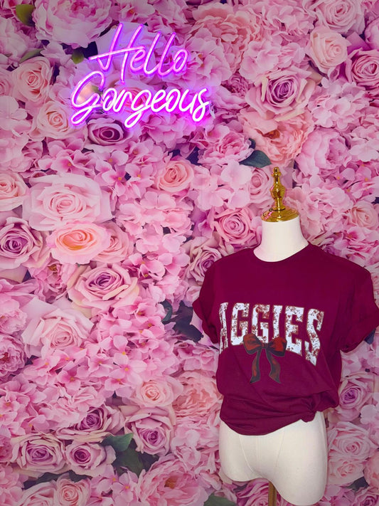 Aggies Bow T-Shirt